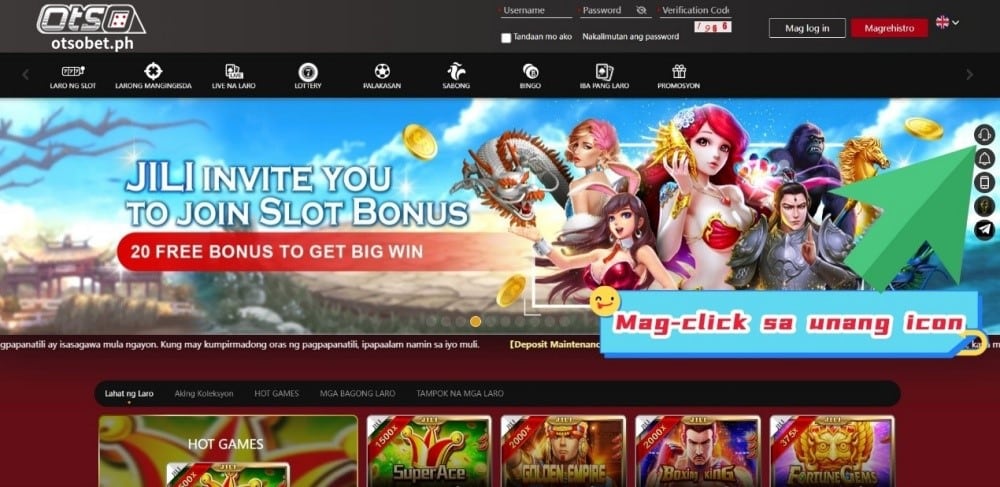 Welcome to OtsoBet, an online casino with thousands of games and over 100,000 players, offering a wide variety of games.